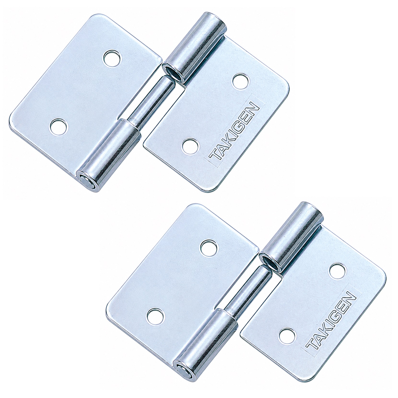 2 Stück kompaktes Aushebescharnier, B-56-R, Höhe: 35 mm, von TAKIGEN, Tragkraft: 2 kg (5 lbs), Ausführung: rechts. Produktbild