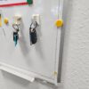 Extra starker Magnethaken, Tragkraft: 2 kg, Oberfläche: Elfenbein, 43,5 mm (1,8″), MJ-45I. Schlüsselhaken für Kühlschrank, Magnettafel, Schlüsselwand, Spind, Metallschrank, Metallwand und viel mehr, von Sugatsune / LAMP® (Japan) – Bild 3