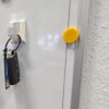 Starker Magnethaken, Oberfläche: silberfarbig, 42 mm (1,7″), MJ-30. Schlüsselhaken für Kühlschrank, Magnettafel, Schlüsselwand, Metalltafel, Spind, Metallschrank, Metallwand, Schlüsseltafel und viel mehr, von Sugatsune / LAMP® (Japan) – Bild 3