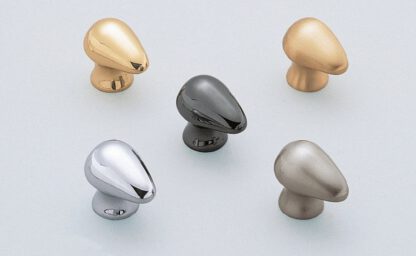 Hochwertiger Möbelknopfgriff aus Messing, Oberfläche: vernickelt, 28,5 mm (1,2″) B046-30SN. Griffknopf aus Messing für Schublade, Möbeltür, Küchenschrank, Büroschrank und viel mehr, von Sugatsune / LAMP® (Japan) – Bild 3