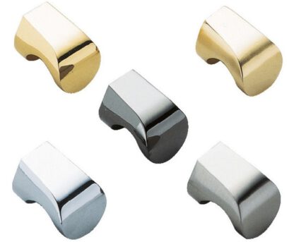 Hochwertiger Möbelknopfgriff aus Zinklegierung, Oberfläche: Messing, glänzend poliert, 16 mm (0,7″) MKZ-15PB. Griffknopf aus Zinklegierung für Schublade, Möbeltür, Küchenschrank, Büroschrank und viel mehr, von Sugatsune / LAMP® (Japan) – Bild 3