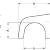 Hochwertiger Möbelknopfgriff aus Zinklegierung, Oberfläche: Messing, glänzend poliert, 16 mm (0,7″) MKZ-15PB. Griffknopf aus Zinklegierung für Schublade, Möbeltür, Küchenschrank, Büroschrank und viel mehr, von Sugatsune / LAMP® (Japan) – Bild 2
