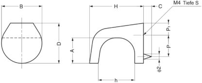 Hochwertiger Möbelknopfgriff aus Zinklegierung, Oberfläche: Messing, glänzend poliert, 16 mm (0,7″) MKZ-15PB. Griffknopf aus Zinklegierung für Schublade, Möbeltür, Küchenschrank, Büroschrank und viel mehr, von Sugatsune / LAMP® (Japan) – Bild 2