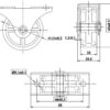 4 Stück Möbelrollen, aus robustem Polyurethan, Oberfläche: grau, 40 mm (1,6″), 08.06.044-0. Rollensatz für Unterbettkommode, Spielzeugbox, Kiste, Kasten, Geräte, Möbel und viel mehr, von SISO Denmark – Bild 6