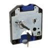 Münzpfandschloss mit CHF 1.- Einwurf, inkl. 2 Schlüsseln, Oberfläche: dunkelgrau, 110 mm (4,4″), Ausführung: linksschließend, 14.60.249-C. Spindschloss für Spind, Umkleidespind, Schulspind, Umkleideschrank und viel mehr, von SISO Denmark – Bild 3
