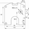 Münzpfandschloss mit CHF 1.- Einwurf, inkl. 2 Schlüsseln, Oberfläche: dunkelgrau, 110 mm (4,4″), Ausführung: linksschließend, 14.60.249-C. Spindschloss für Spind, Umkleidespind, Schulspind, Umkleideschrank und viel mehr, von SISO Denmark – Bild 7