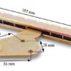 Praktischer Sperrhebel, aus robustem Stahl, Oberfläche: verzinkt, gelb, 185 mm (7,3″), 04.05.010. Sperrklinke für Gartenliege, Liegestuhl, Sonnenliege, Outdoor-Möbel, Terrassenmöbel, Gartenmöbel und viel mehr, von SISO Denmark – Bild 7