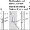 Hochwertiger quadratischer Federklapphaken zum Einlassen, Oberfläche: schwarz, satiniert matt, 64 mm (2,6″), NF-K64-BL. Quadratischer Klapphaken mit Schließautomatik, für Tinyhouse, Wohnmobil, Yacht und viel mehr, von Sugatsune / LAMP® (Japan) – Bild 6