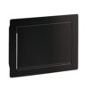 Hochwertige rechteckige Müllklappe für die senkrechte Montage, mit Soft-Close, aus rostfreiem Edelstahl, Oberfläche: schwarz, 310 mm (12,3″), AZ-GD310-BL. Edelstahlmüllklappe, für Gastronomie und viel mehr, von Sugatsune / LAMP® (Japan) – Bild 12