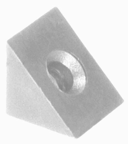 20 Stück rechteckige Schrankrückwandbefestigung, mit Verbindungsloch, mit Gewinde, aus robustem Kunststoff, weiß, 11,5 mm (0,5″) 9069715. Schubladenkeil E.AF.W für Regalboden, Schrankrückwand, Schubladenboden und viel mehr, von EMUCA – Bild 4