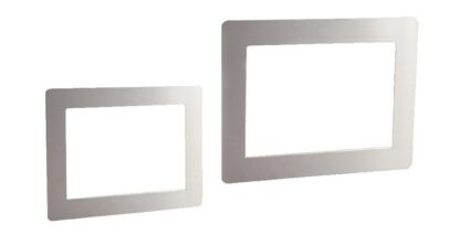 Hochwertiger rechteckiger Mülldurchwurf, aus rostfreiem Edelstahl, Oberfläche: satiniert matt, 234 mm (9,3″), AZ-ND230-HL. Edelstahlmülldurchwurf, für Gastronomie, Systemgastronomie, Ladenbau und viel mehr, von Sugatsune / LAMP® (Japan) – Bild 4