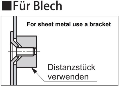 Ringförmiger Edelstahl-Klappgriff SUS304, 38 mm (1,5″) 980641. Ringförmiger Edelstahl-Klappgriff aus rostfreiem Edelstahl V2A, glänzend poliert, für Revisionsklappe, Revisionstür, feuchte Umgebung, Schiff, Caravan von Sugatsune / LAMP® (Japan) – Bild 3