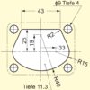 Ringförmiger Edelstahl-Klappgriff SUS304, 75 mm (3″) 980643. Ringförmiger Edelstahl-Klappgriff aus rostfreiem Edelstahl V2A, glänzend poliert, gefedert, für Revisionsklappe, Revisionstür, feuchte Umgebung, Schiff, Caravan von Sugatsune / LAMP® (Japan) – Bild 4