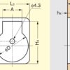 Ringförmiger Klappgriff aus Messing, Oberfläche: satiniert matt, 38 mm (1,5″) 587-50SB. Ringgriff 587-50SB für Wohnmobil, Boot, Revisionsklappe, Revisionstür, von Sugatsune / LAMP® (Japan) – Bild 4