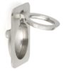 Ringförmiger Klappgriff aus Messing, Oberfläche: Weißbronze, satiniert matt, 38 mm (1,5″) 587-50WB. Ringgriff 587-50WB für Wohnmobil, Boot, Revisionsklappe, Revisionstür, von Sugatsune / LAMP® (Japan) – Bild 5