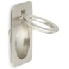 Ringförmiger Klappgriff aus Messing, Oberfläche: Weißbronze, satiniert matt, 47,5 mm (1,9″) 587-60WB. Ringgriff 587-60WB für Wohnmobil, Boot, Revisionsklappe, Revisionstür, von Sugatsune / LAMP® (Japan) – Bild 5