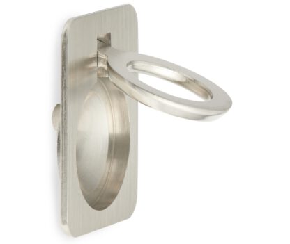 Ringförmiger Klappgriff aus Messing, Oberfläche: Weißbronze, satiniert matt, 47,5 mm (1,9″) 587-60WB. Ringgriff 587-60WB für Wohnmobil, Boot, Revisionsklappe, Revisionstür, von Sugatsune / LAMP® (Japan) – Bild 5
