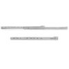 Rollschubführungen, Teilauszug, grau metallic, RAL 9022, lackiert, 400 mm (15,8″). Führungsschienen aus Stahl mit Teilauszug, für Holzschublade, Tablarauszug, Holzschubkasten, Küchenmöbel, Büromöbel, Wohnmöbel, von EMUCA – Bild 2