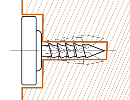 Runde bewegliche Magnet-Gegenplatte zum Einlassen, Z4, Größe: 12 mm, von Sugatsune, vernickelt. Montagezeichnung