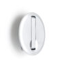 Hochwertiger runder Federklapphaken zum Einlassen, Oberfläche: Dunkelchrom, 64 mm (2,6″), NF-R64-SCR. Runder Klapphaken mit Schließautomatik, für Tinyhouse, Wohnmobil, Caravan, Yacht, Zug, Flugzeug, Bus und viel mehr, von Sugatsune / LAMP® (Japan) – Bild 2