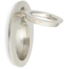 Runder Klappgriff aus Messing, Oberfläche: Weißbronze, satiniert matt, 51,2 mm (2,1″) 580-WB. Ringgriff 580-WB für Wohnmobil, Boot, Revisionsklappe, Revisionstür, von Sugatsune / LAMP® (Japan) – Bild 5