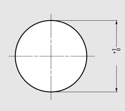 Hochwertiger runder Mülldurchwurf, aus rostfreiem Edelstahl, Oberfläche: satiniert matt, 220 mm (8,7″), AN-DH020-HL. Edelstahlmülldurchwurf, für Systemgastronomie, Ladenbau, Catering, Medizinbereich und viel mehr, von Sugatsune / LAMP® (Japan) – Bild 3