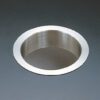 Hochwertiger runder Mülldurchwurf, aus rostfreiem Edelstahl, Oberfläche: satiniert matt, 300 mm (11,9″), AN-DH028-HL. Edelstahlmülldurchwurf, für Systemgastronomie, Ladenbau, Catering, Medizinbereich und viel mehr, von Sugatsune / LAMP® (Japan) – Bild 6