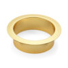 Hochwertiger runder Mülldurchwurf, aus rostfreiem Edelstahl, Oberfläche: vergoldet 24K, 136 mm (5,4″), AN-DH011-GP. Edelstahlmülldurchwurf, für Systemgastronomie, Ladenbau, Kosmetikstudio und viel mehr, von Sugatsune / LAMP® (Japan)