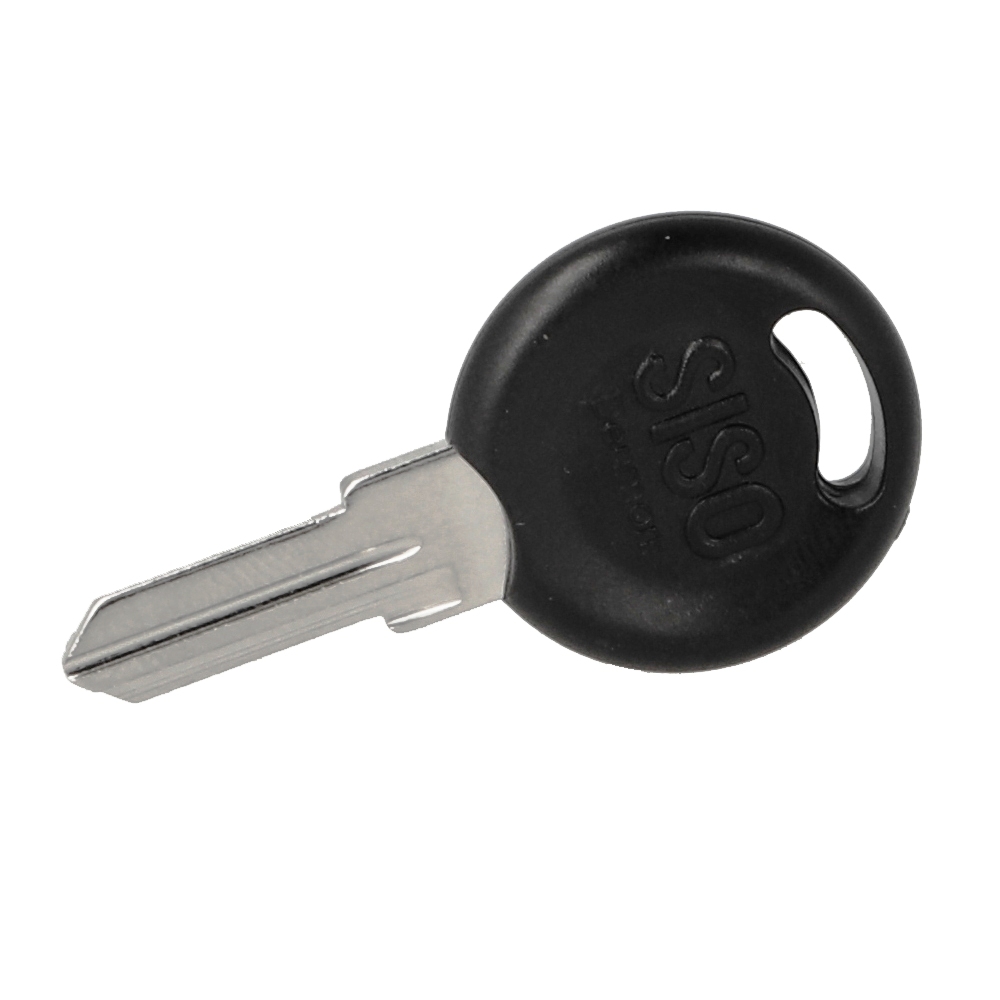 Schlüsselrohling, 48,1 mm (1,9″). Schlüsselrohling aus Metall und  Kunststoff für Schloss 8813, Griffschloss L-44, Griffschloss 177,  Griffschloss T-44