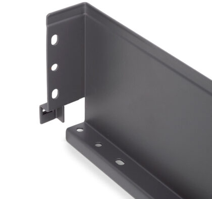 Schubkasten Set, mit extra dünnen Zargen, Höhe: 88 mm, 3275035, Schubladentiefe: 300 mm, von EMUCA, anthrazitgrau, Ausführung: Vollauszug mit Soft-Close. In die Schubladenseiten integrierte Rückwandhalterung