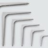 2 Stück hochwertiger Schwerlastmontagewinkel, Tragkraft: 50 kg (111 lbs), Oberfläche: weiß, 180,5 mm (7,2″), BTK-180W. Schwerlastregalwinkel für Tablar, Trennwand, Regal, Fachboden, Eckverbindung und viel mehr, von Sugatsune / LAMP® (Japan) – Bild 6