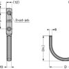 Hochwertiger Schwerlastwandhaken aus Edelstahl SUS304, 46 mm (1,9″), XL-CUJ45TT. Handtuchhaken aus V2A für Badezimmer, Schwimmbad, Schiffbau, Wohnmobil, Außenbereich, feuchte Umgebung und viel mehr, von Sugatsune / LAMP® (Japan) – Bild 2