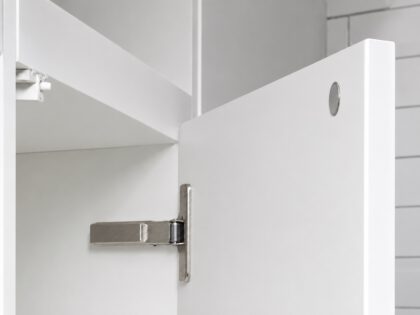Selbstklebende Gegenplatte, 22.01.118, Durchmesser: ⌀19 mm, von SISO, vernickelt, Ausführung: rund. Anwendungsbeispiel