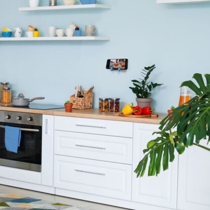 Hochwertiger Silikonhaken für Wandmontage, aus massivem rostfreiem Edelstahl, Oberfläche: pastellgelb, Ausführung: mit zwei Hakenspitzen, PXB-GR05-212-BYE. Gummihaken für Kindergarten, Schule und viel mehr, von Sugatsune / LAMP® (Japan) – Bild 3