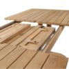2 Stück hochwertige unsichtbare Kreuz-Scharniere 60 x 13mm aus Zamak, Edelstahl-Look, inkl. Schrauben. Verdecktes Möbelband von UMAXO®, 180° klappbar. Verstecktes Möbelscharnier (vici hinge) zum einlassen – Bild 3