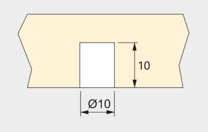 20 Stück hochwertige Spreizmuffe mit Innengewinde M6, aus Nylon (PA), 10 mm (25/64″), 9007920. Praktischer Spreiz-Gewindeeinsatz für Holzteile, Möbelverbindungen, Elektronikgehäuse und viel mehr, von EMUCA – Bild 3