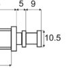 2 Stück UMAXO® Push-to-open Druckmagnetschnäpper mit selbstklebendem Gegenstück, 22.01.095. Magnetischer Touch-Latch zum Einbohren, Magnetdruckschnäpper für Möbel, Küchenschrank, Wohnzimmerschrank, Blechschrank und viel mehr, von SISO Denmark – Bild 2