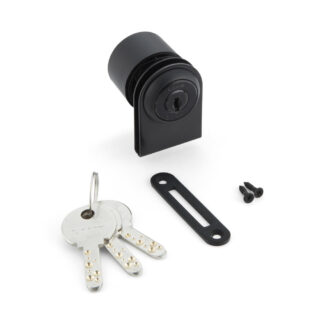 Hebelschloss, für Glastüren, Serie Million Lock, gleichschließend 1310GL-BL-D, von Sugatsune / LAMP (Japan)