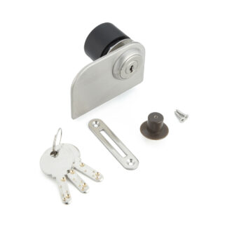 Hebelschloss, für Glastüren, Serie Million Lock, gleichschließend 1310GLW-SN-D, von Sugatsune / LAMP (Japan)
