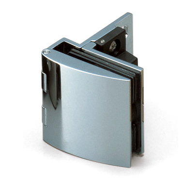 Glastürscharnier, halb aufliegend, mit Zuhaltefunktion GH-456C-CR, von Sugatsune / LAMP (Japan) – Bild 2