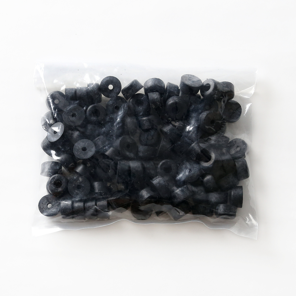 Stellfuß, Gummi, Packung à 100 Stk. K-15-P100, von Sugatsune / LAMP (Japan) – Bild 2