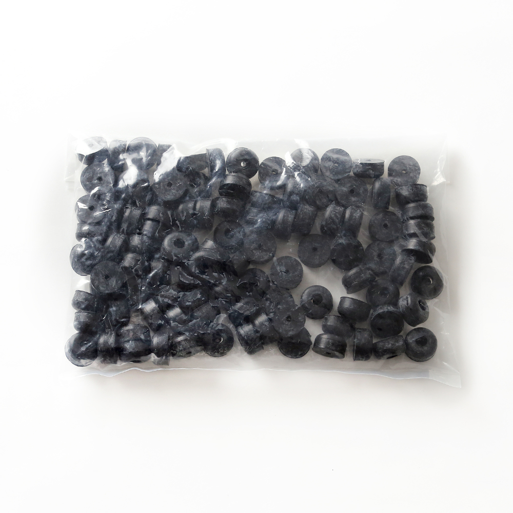Stellfuß, Gummi, Packung à 100 Stk. SK-1910-P100, von Sugatsune / LAMP (Japan) – Bild 2