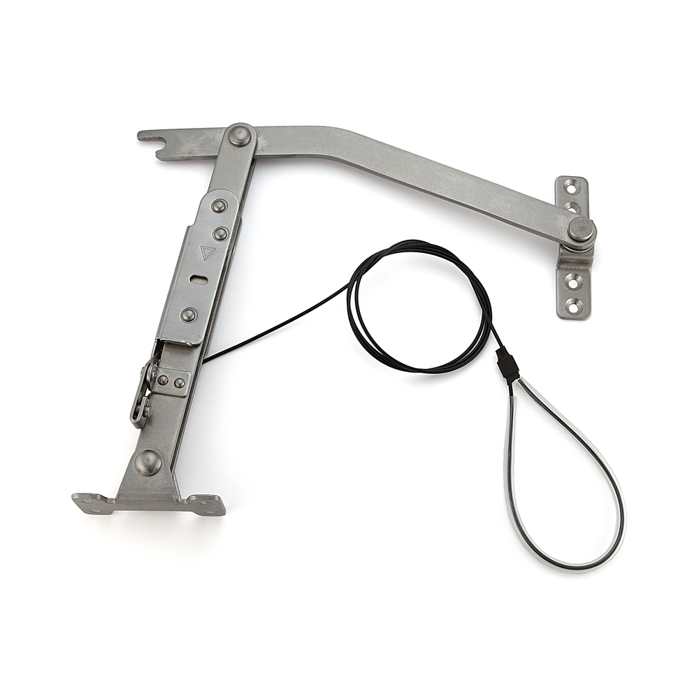 Türfeststeller, mit Seilzug YA-2020WL, Länge: 395 mm, von Sugatsune / LAMP (Japan) – Bild 2