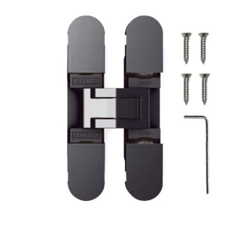 Scharnier für unsichtbaren Anschlag, 3D-verstellbar HES3D-70BL, von Sugatsune / LAMP (Japan)