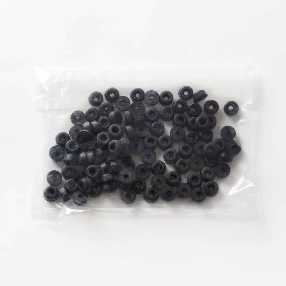 Stellfuß, Gummi, Packung à 100 Stk. K-10-P100, von Sugatsune / LAMP (Japan)