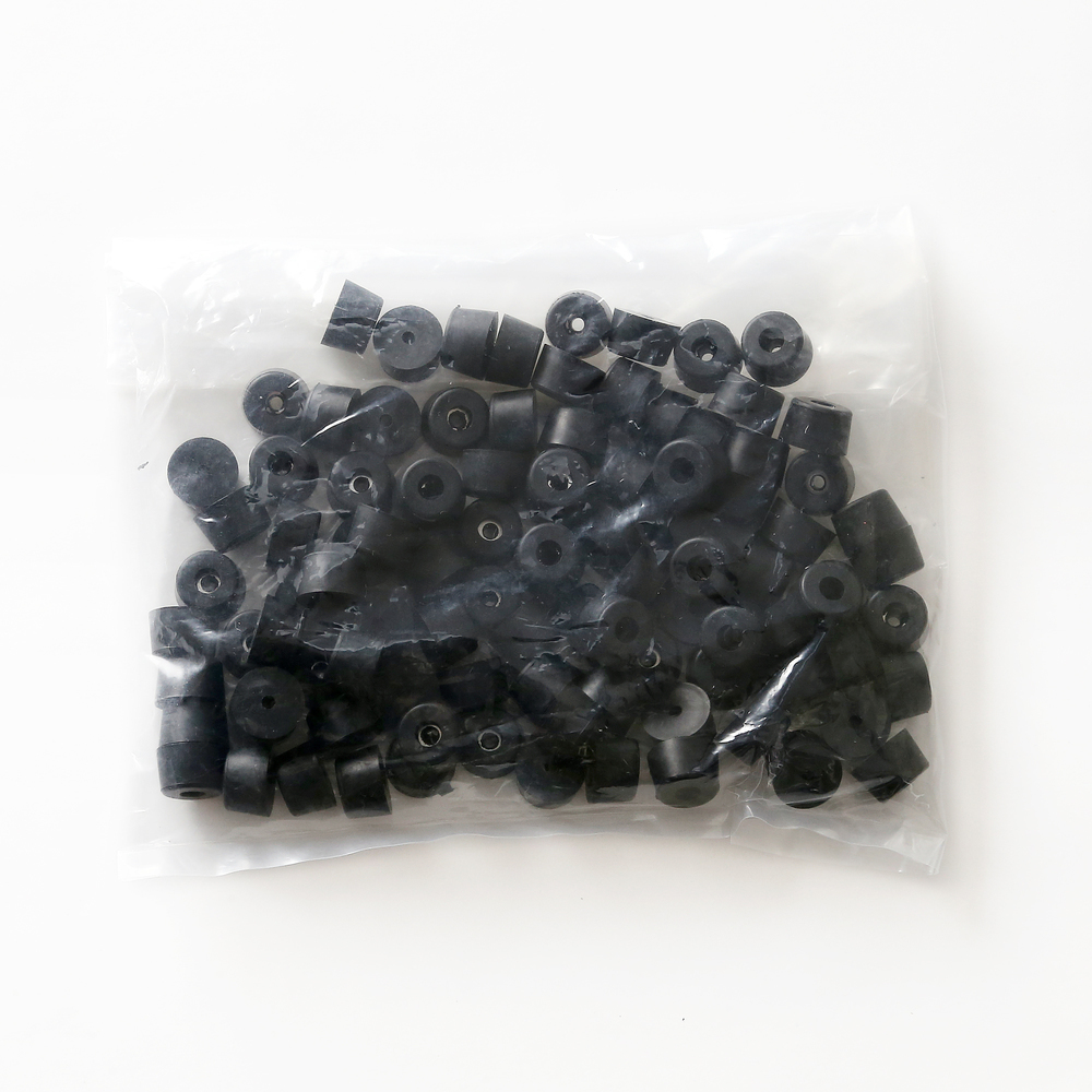 Stellfuß, Gummi, Packung à 100 Stk. K-16-P100, von Sugatsune / LAMP (Japan)