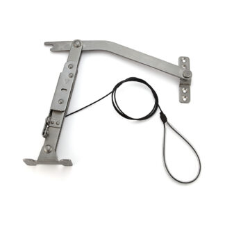 Türfeststeller, mit Seilzug YA-2020WL, Länge: 395 mm, von Sugatsune / LAMP (Japan)