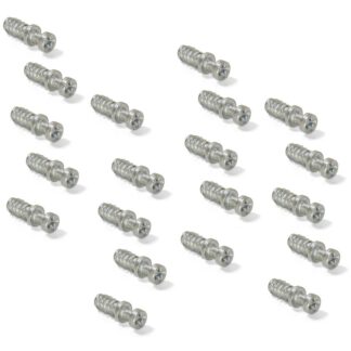 20 Stück robuster Verbindungsbolzen für Bohrung ⌀6 mm, aus Zamak, 8 mm (5/16″), 8084001. Stabiler Exzenterstift für Möbelverbindung und viel mehr, von EMUCA