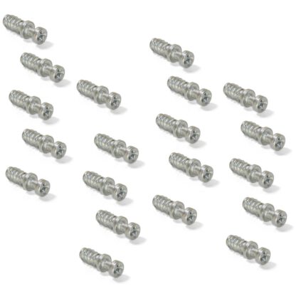 20 Stück robuster Verbindungsbolzen für Bohrung ⌀6 mm, aus Zamak, 8 mm (5/16″), 8084001. Stabiler Exzenterstift für Möbelverbindung und viel mehr, von EMUCA