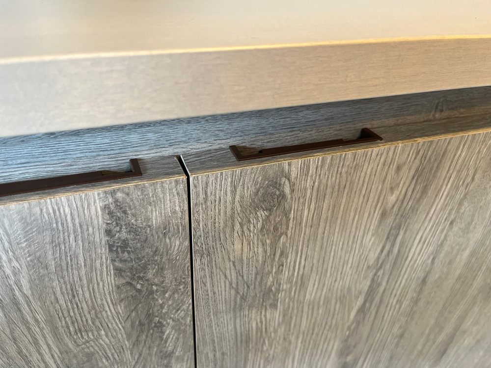 Versteckter Druckknopfriegel-Griff, Oberfläche: weiß, AK-60WT und AK-C60WT. Praktischer Sicherheitsriegel-Griff für Yacht-Innenausbau, Wohnmobil-Ausbau, Caravan-Möbel, Camper und vieles mehr, von Sugatsune / LAMP® (Japan) – Bild 10